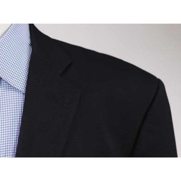 Brooks Brothers Madison Navy Blazer Solid 2-Btn Wool Jacket 45R - Picture 4 of 10